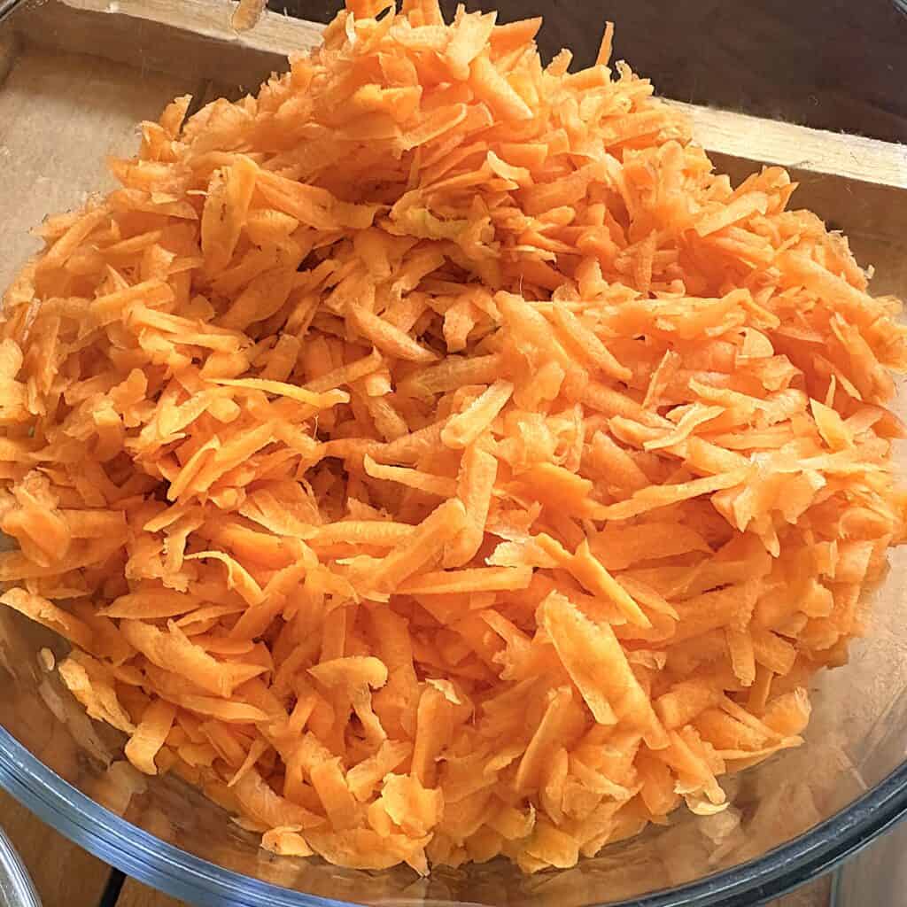 shredded carrots